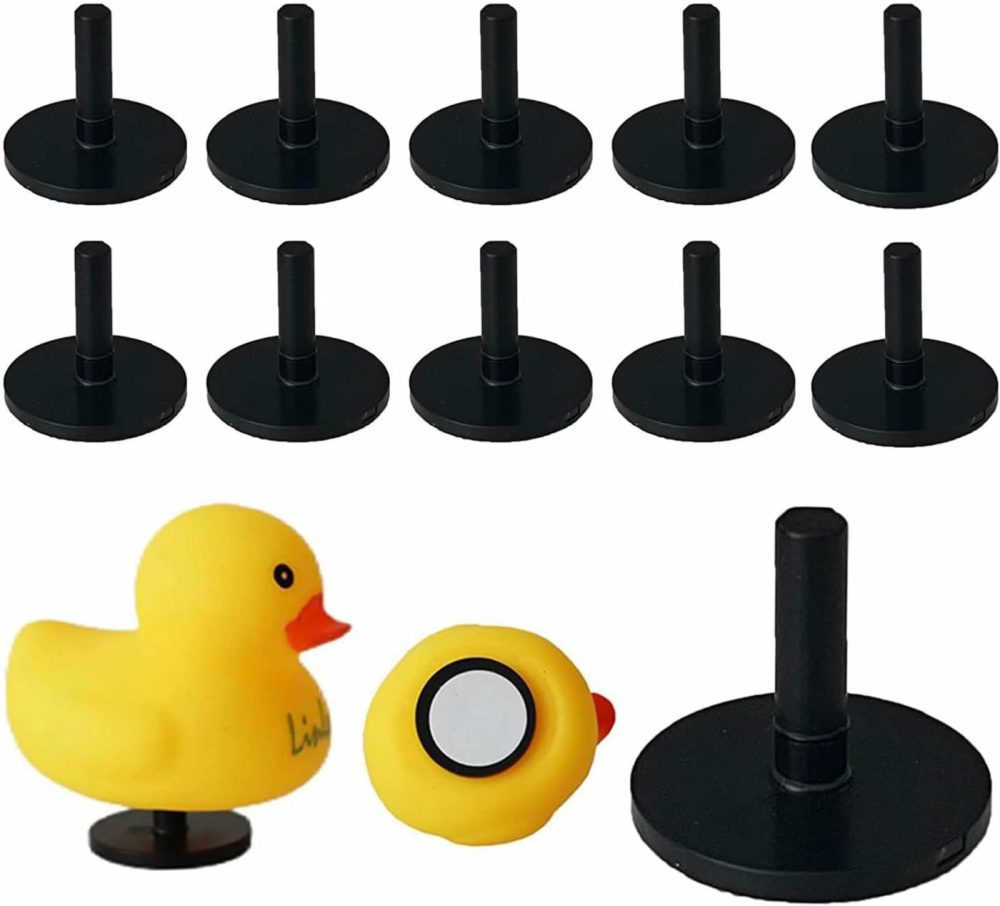 10 Pcs Duck Plug – Rubber Duck Mount,Flock Locker Rubber Duck Holder For Jeep Dash And Fixed Display,Gift For Jeep Lover Includes Double Sided Stickers Inside （Excluding Rubber Duck） (10Pcs)  |  Bath Toys All Toys Bath Toys