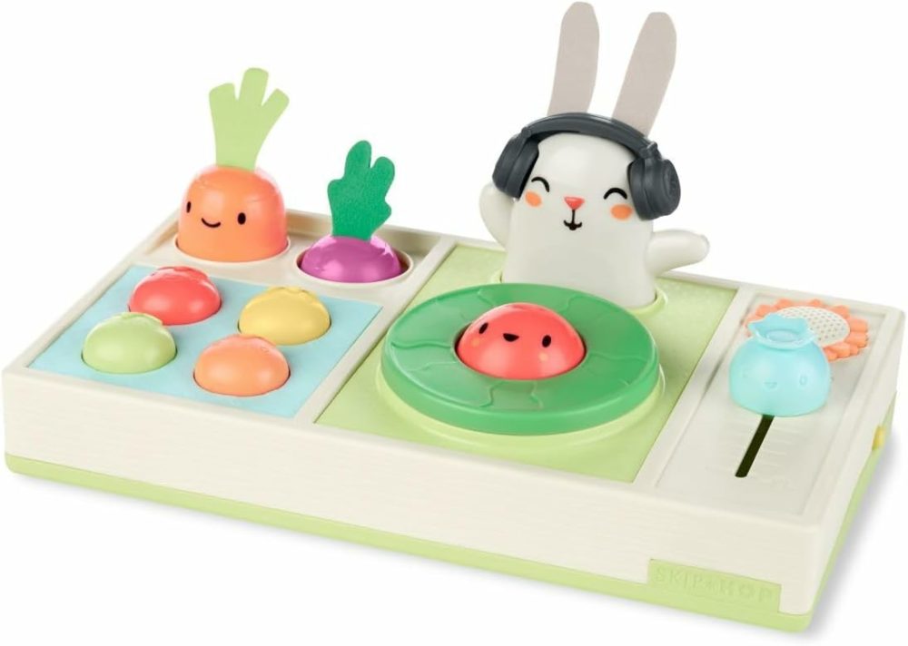 Baby Musical Dj Set Toy With Lights  Songs  Sound Effects  And Soft Textures  Farmstand Let The Beet Drop Dj Set  |  Musical Toys All Toys