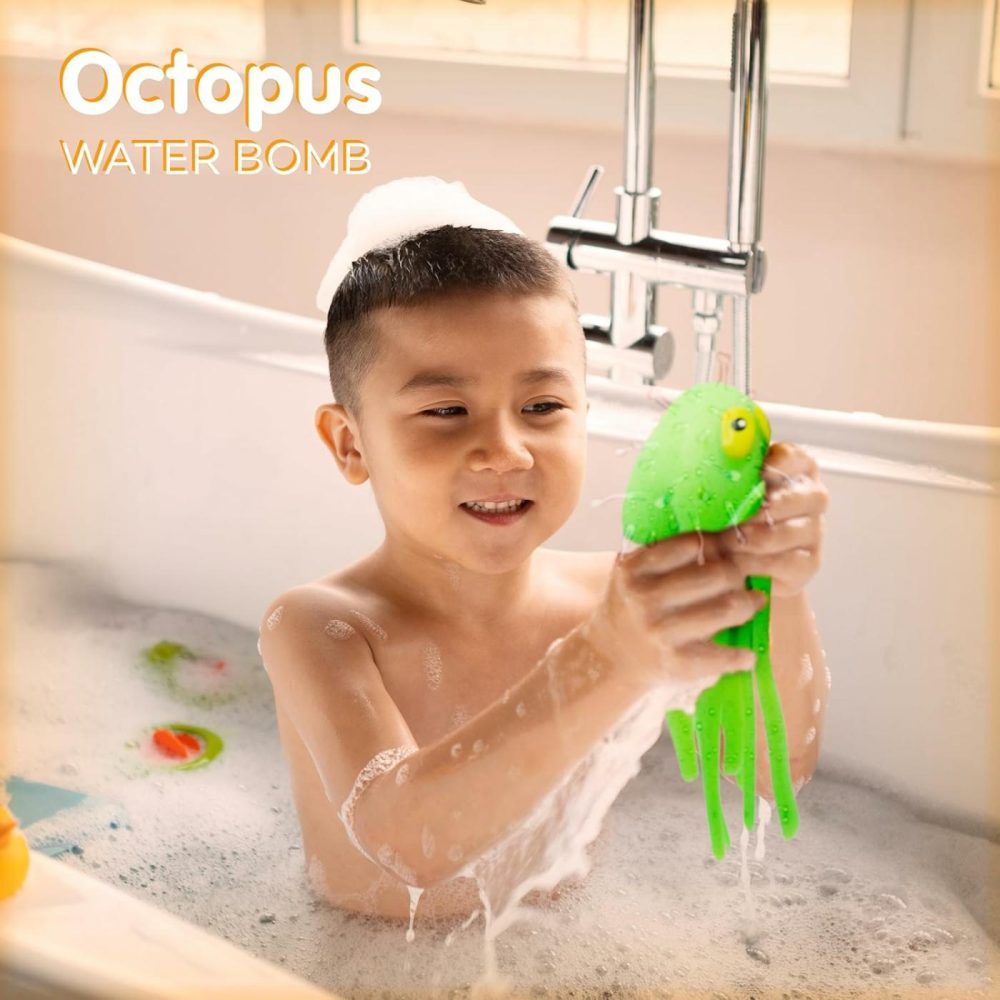 Octopus Water Balls 6 Pack Pool Toys For Kids Sensory Octopus Water Bomb Splash Balls  Toddler Bath Toy  Swimming Pool Floating Swim Toys By  |  Bath Toys All Toys Bath Toys