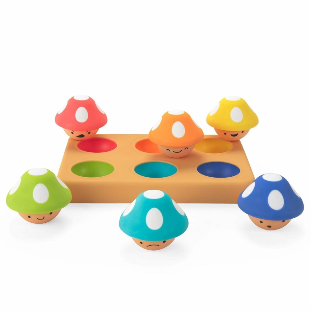 Mischievous Matching Mushrooms  Sorting Board  Social Emotional Learning Toy  Stem  12+ Months  |  Sorting & Stacking Toys All Toys Sorting & Stacking Toys