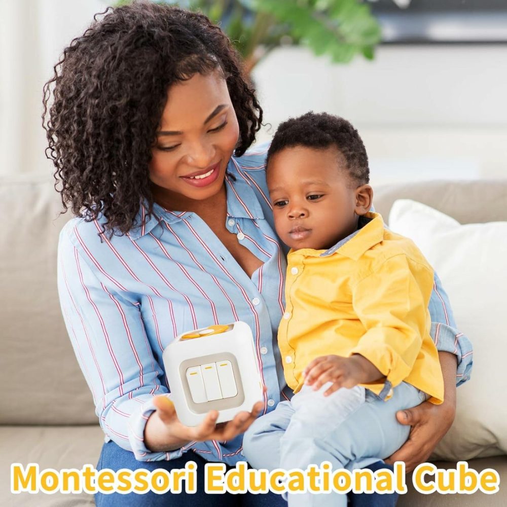 Montessori Busy Cube For Toddlers 1-3,Car Travel Toys Busy Board Activity Cube,Learning Stocking Stuffers Educational Birthday Gifts Sensory Baby Toys 12-18 Months  |  Activity Cubes Activity Cubes Activity Cubes