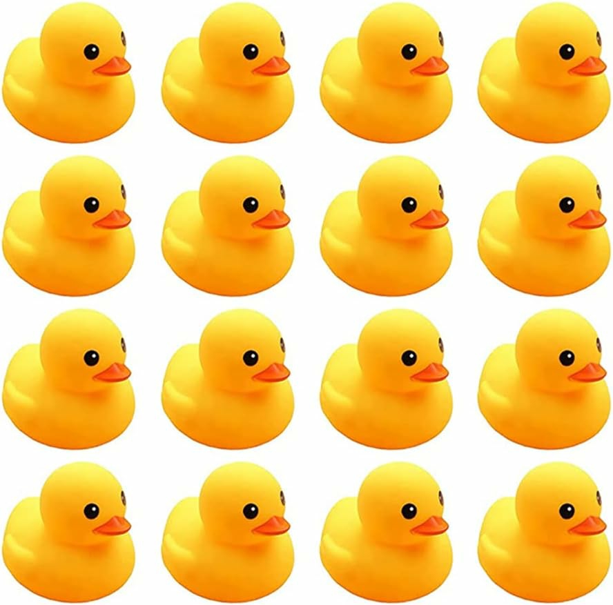 Bath Duck Toys 12Pcs Mini Rubber Ducks Squeak And Float Ducks Baby Shower Toy For Toddlers Boys Girls (2.2’’)  |  Bath Toys All Toys Bath Toys