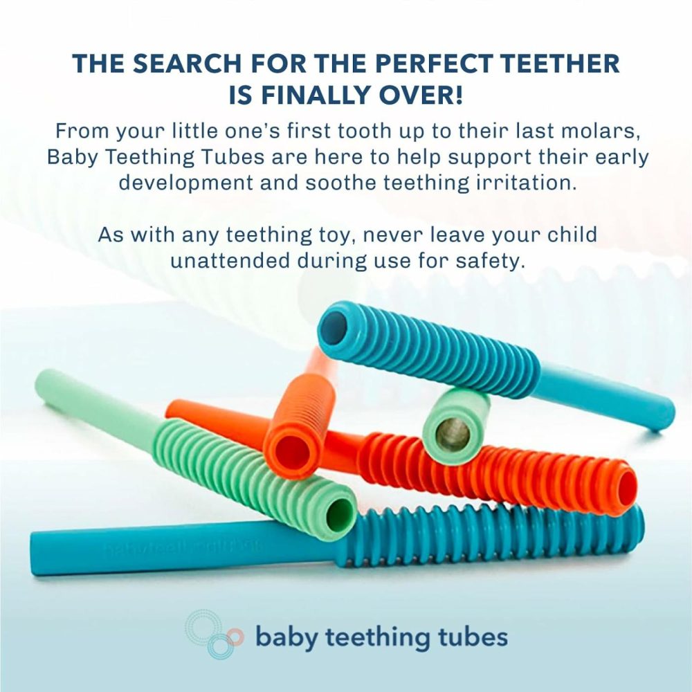 Made In The Usa Baby Teething Toys – Soft & Durable Infant Toys And Toddler Silicone Teether – 7 Inches  Mint – Baby Must Haves For Teething Relief – Food Safe & Easy To Clean  |  Teethers All Toys Mint