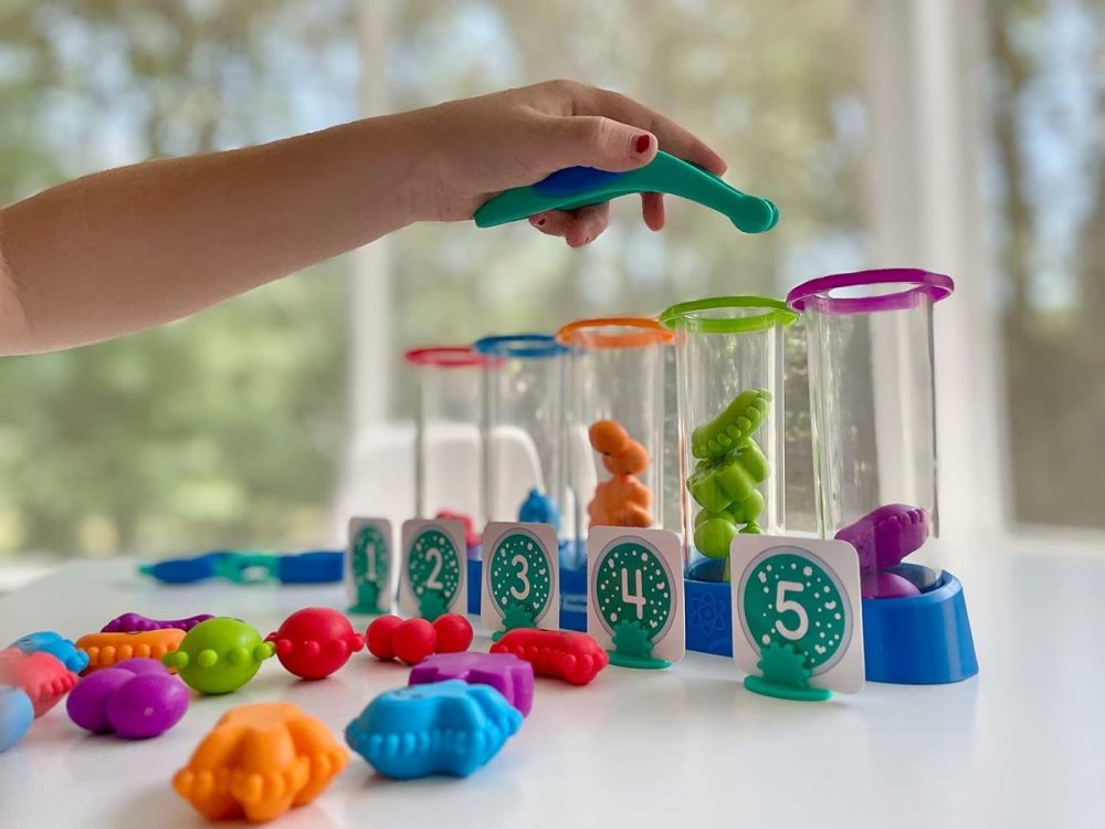 Silly Science Fine Motor Sorting Set  Stem Toys For Kids  Educational Toy  Preschool Fine Motor Skills  Prek Manipulatives  55 Pieces  Age 3+ Gifts For Boys And Girls  Medium  |  Sorting & Stacking Toys All Toys Sorting & Stacking Toys