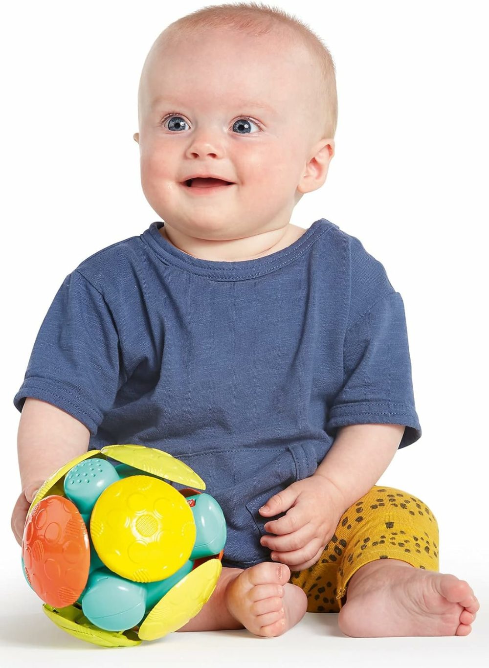 Wobble Bobble Activity Ball Toy  Ages 3 Months+  |  Balls All Toys Balls